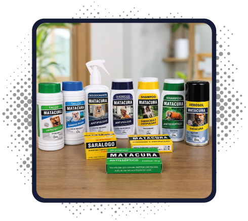 Imagem de uma mesa com toda a seleção de produtos da marca Matacura | Joli Cereais